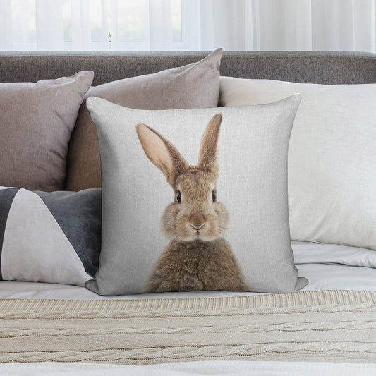 Rabbit - Colorful Soft Shrink-Resistant Throw Pillow