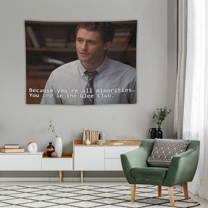 Because You're All Minorities. You Are in The Glee Club Tapestry