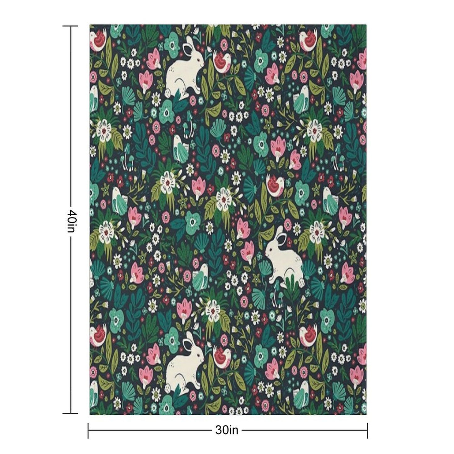 Forest Friends Throw Blanket