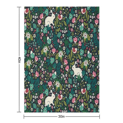 Forest Friends Throw Blanket