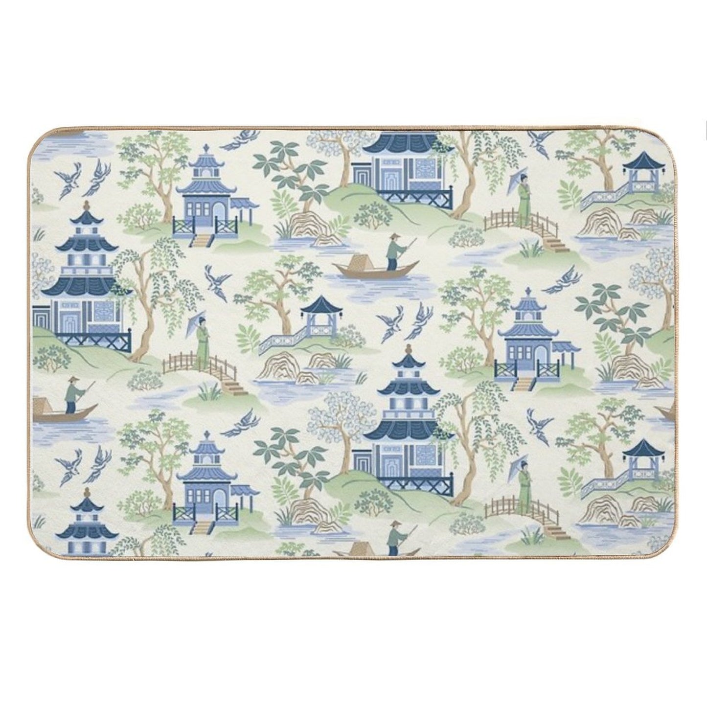 Chinoiserie Bath Mat