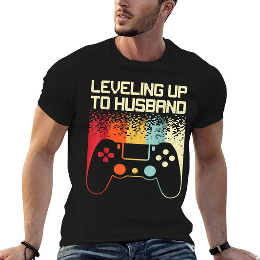 Cool Future Husband For Men Boys Groom To Be Bachelor Gamer T-Shirt