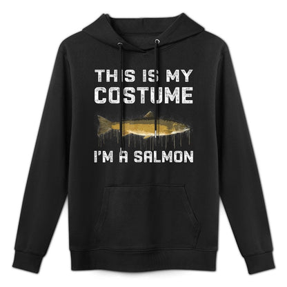 This Is My Costume Im A Salmon Halloween Costume Easy Care Hoodie