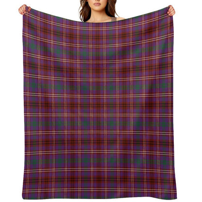 MCCALL (MacColl, McColl) Tartan ✧ Scottish Highland Clan & Family Name Tartan Throw Blanket