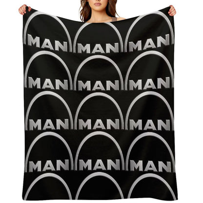 MAN Logo Throw Blanket