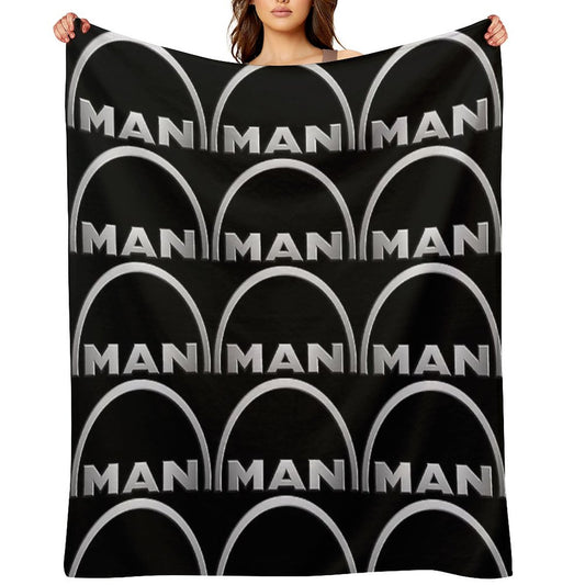 MAN Logo Throw Blanket