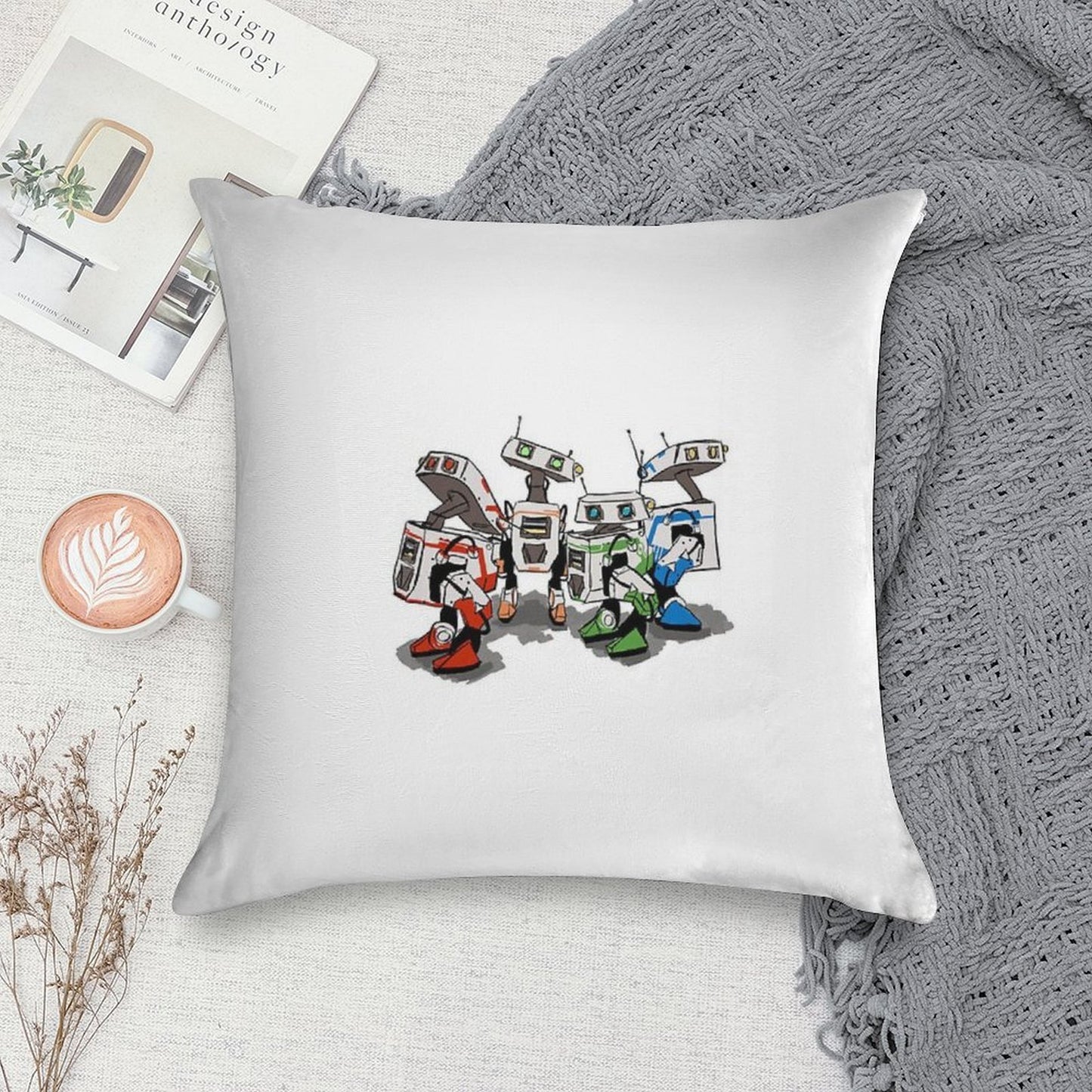BDX Friends Soft Anti-Pilling Throw Pillow