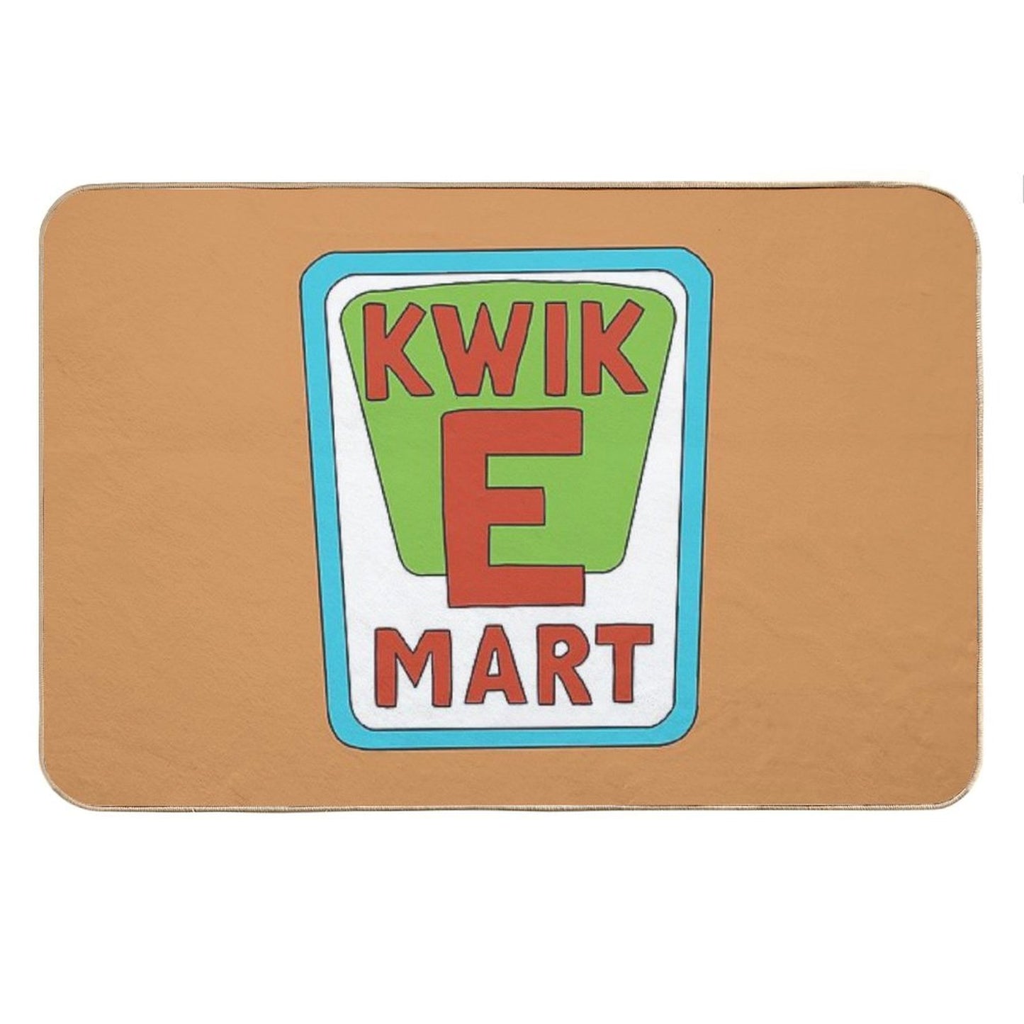 Kwik E Mart Simpsons Logo Bath Mat