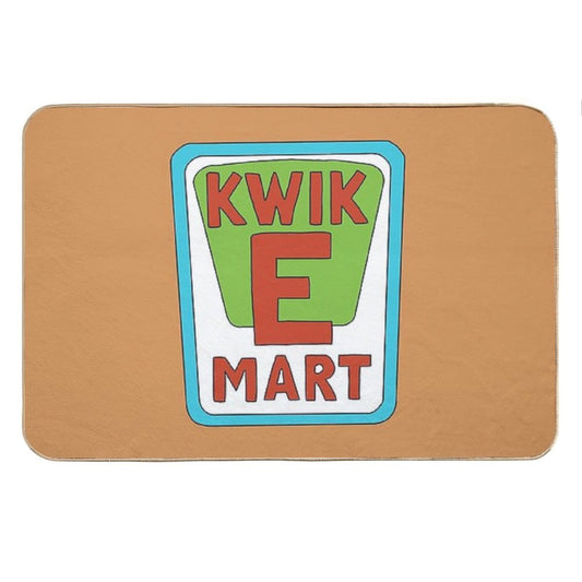 Kwik E Mart Simpsons Logo Bath Mat