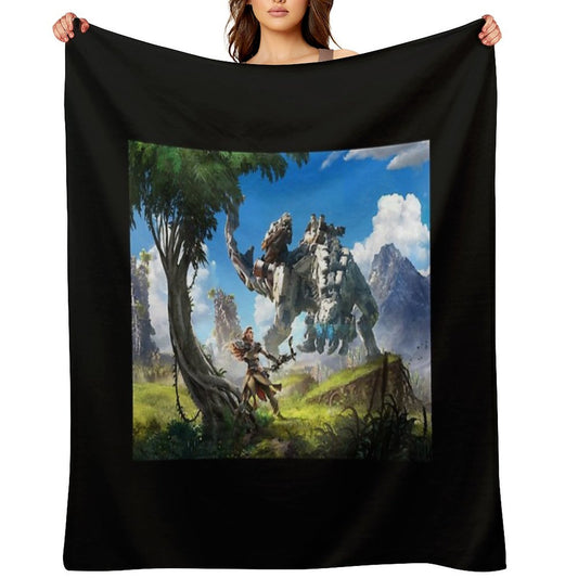 Horizon Game Zero Dawn Forbidden West Throw Blanket