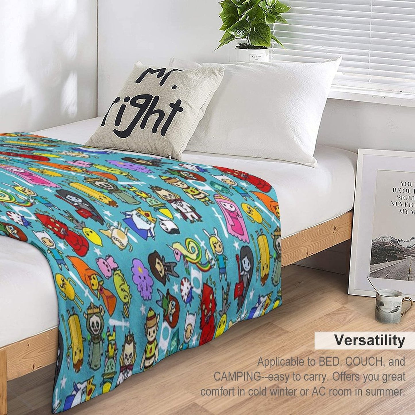 Time for Adventures Throw Blanket