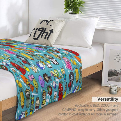 Time for Adventures Throw Blanket