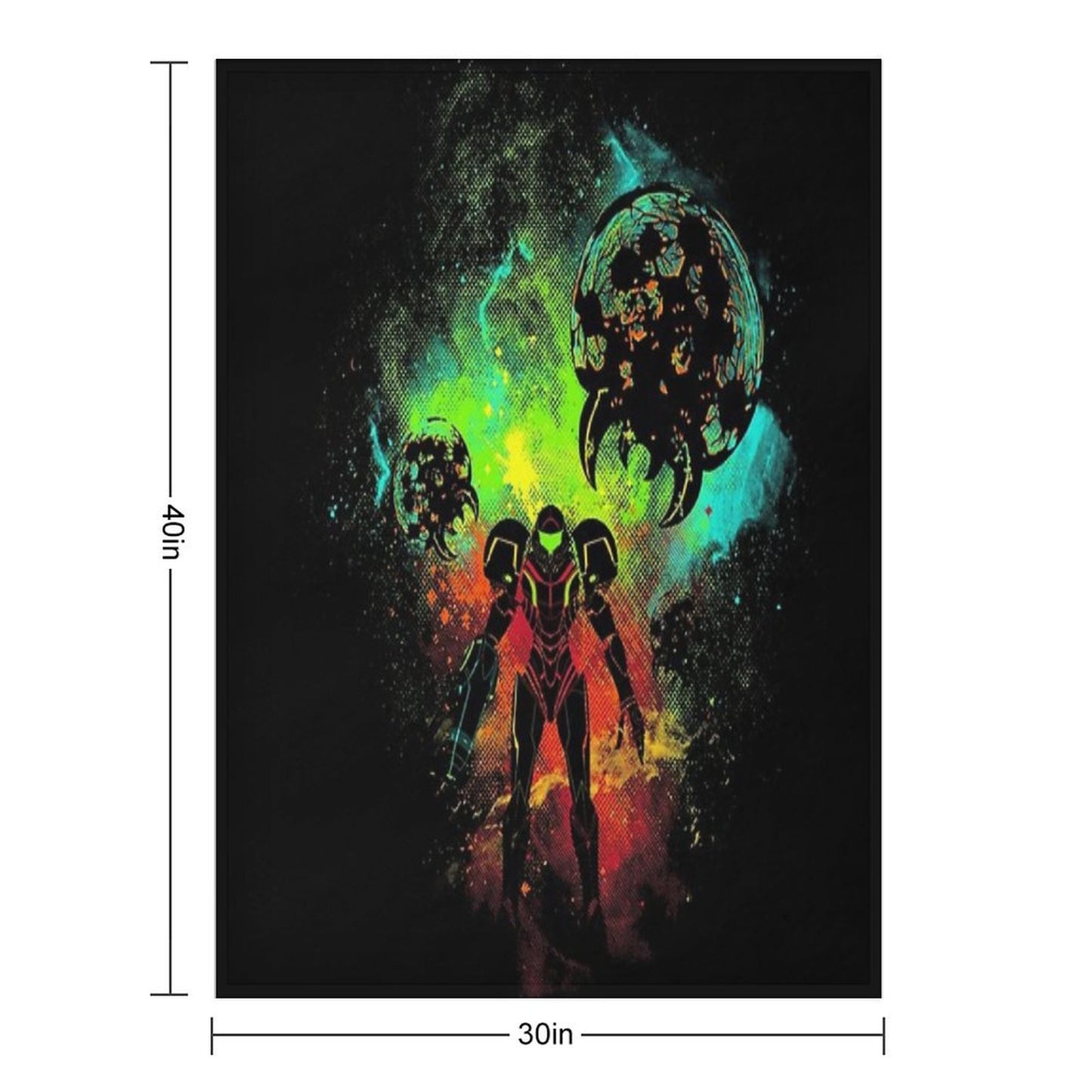 Bounty Hunter of Space Throw Blanket