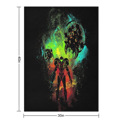 Bounty Hunter of Space Throw Blanket