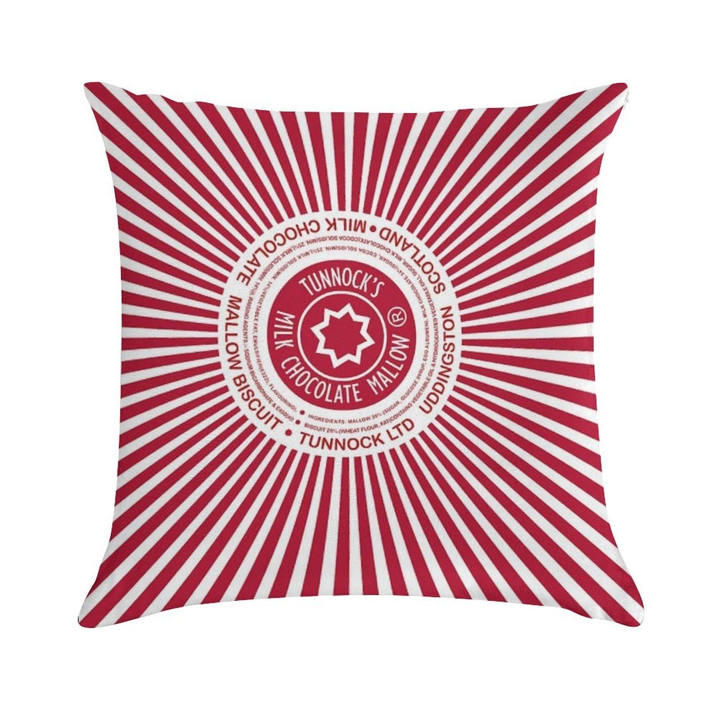Tunnock's Teacakes Soft High-Density Material Throw Pillow