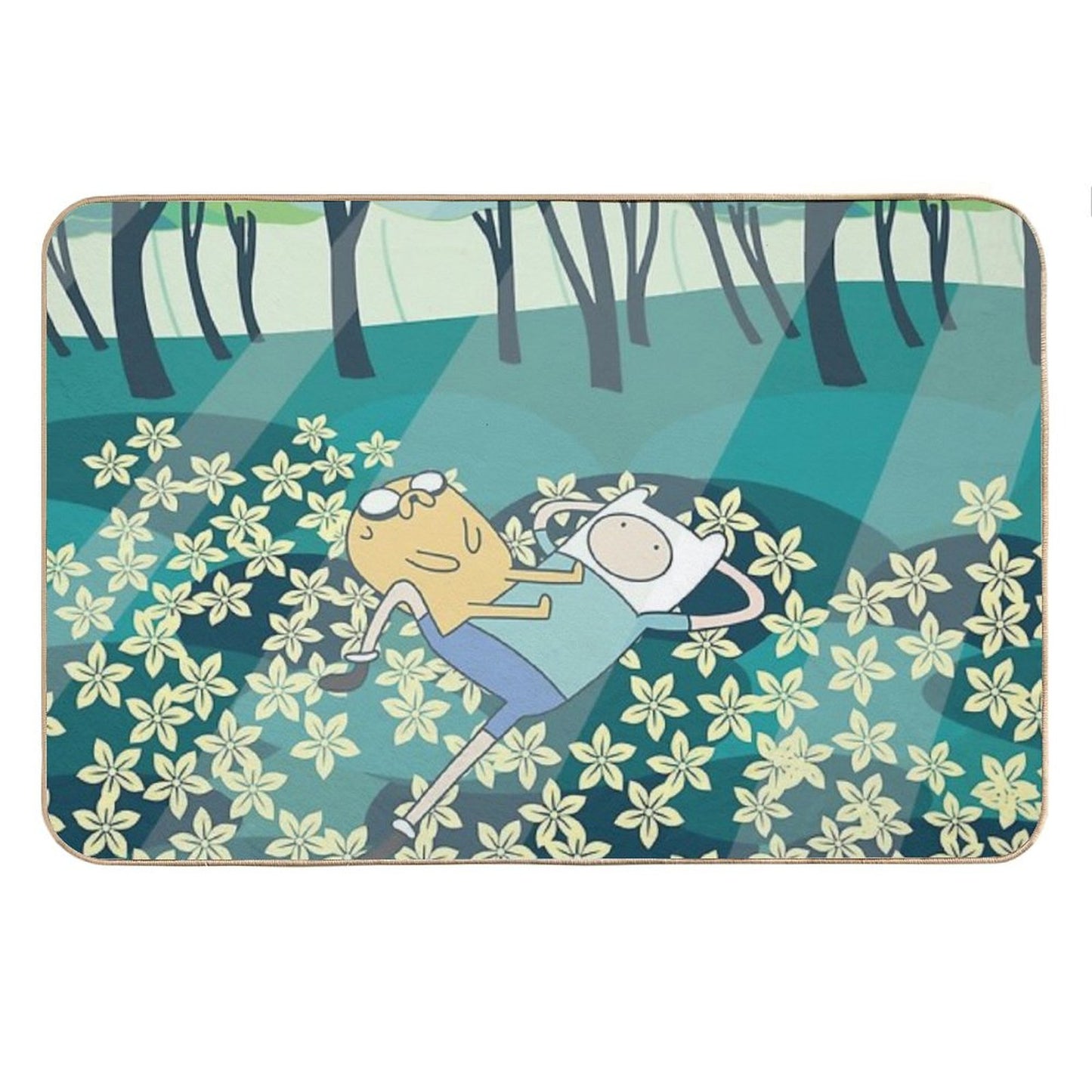Field of Flowers (Adventure Time) Bath Mat