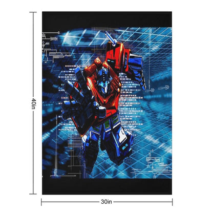 Transformers Optimus Prime Throw Blanket