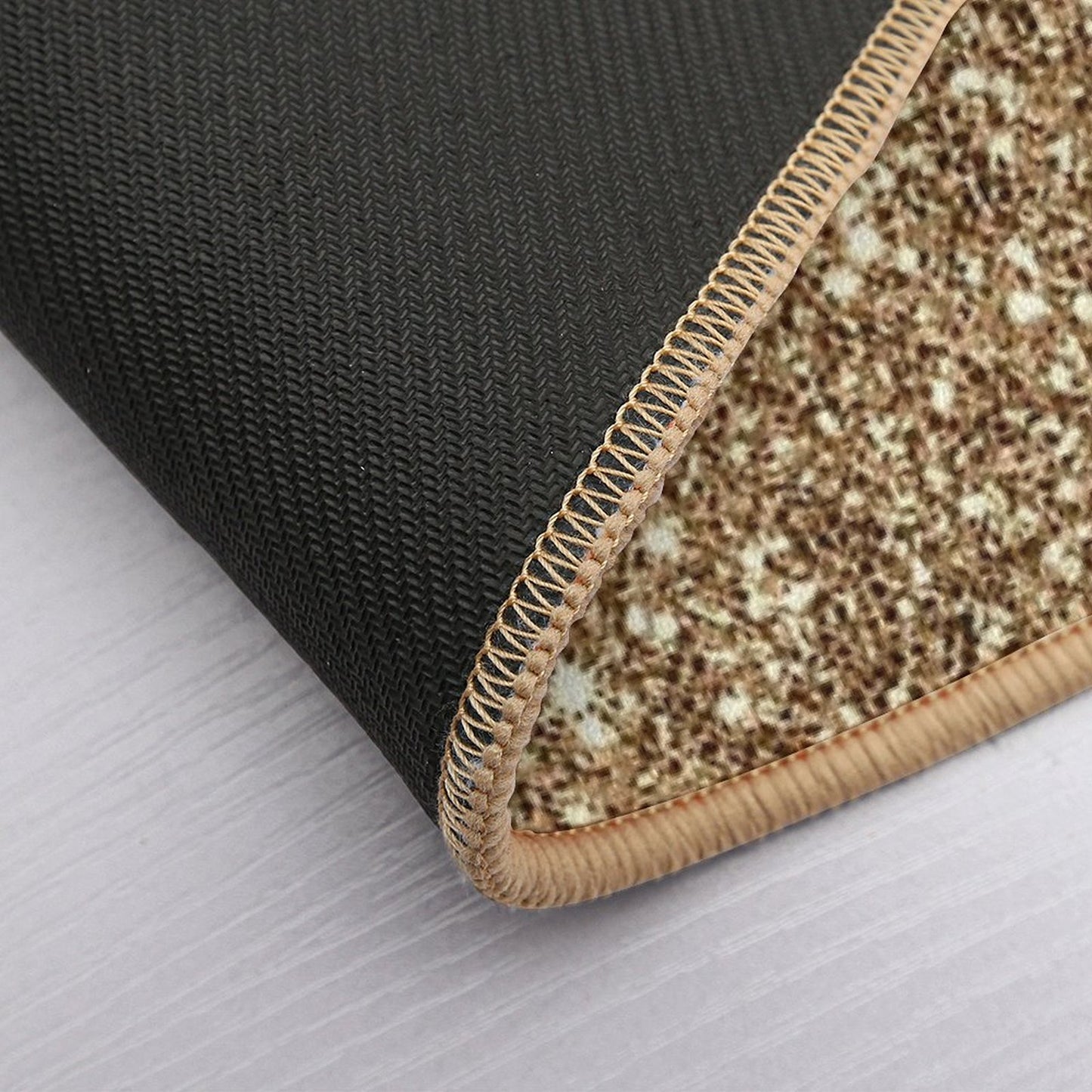 New Sparkling Glitter Print H Bath Mat