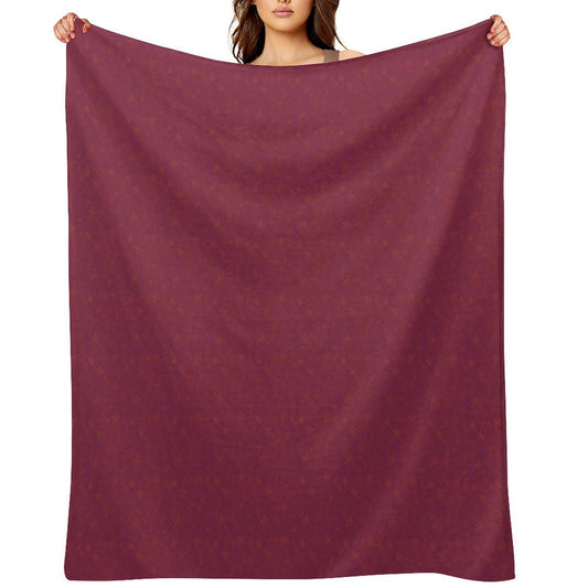 Floral Artwork Throw Blanket