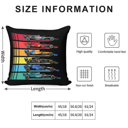 Formula Racing Cars 2023 Soft Shrink-Resistant Throw Pillow