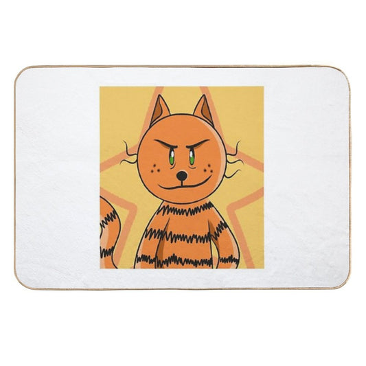 Petey The Cat  Fade-Resistant Bath Mat