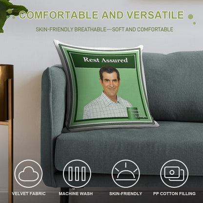 Phil Dunphy Rest Assured Soft Easy Maintenance Throw Pillow
