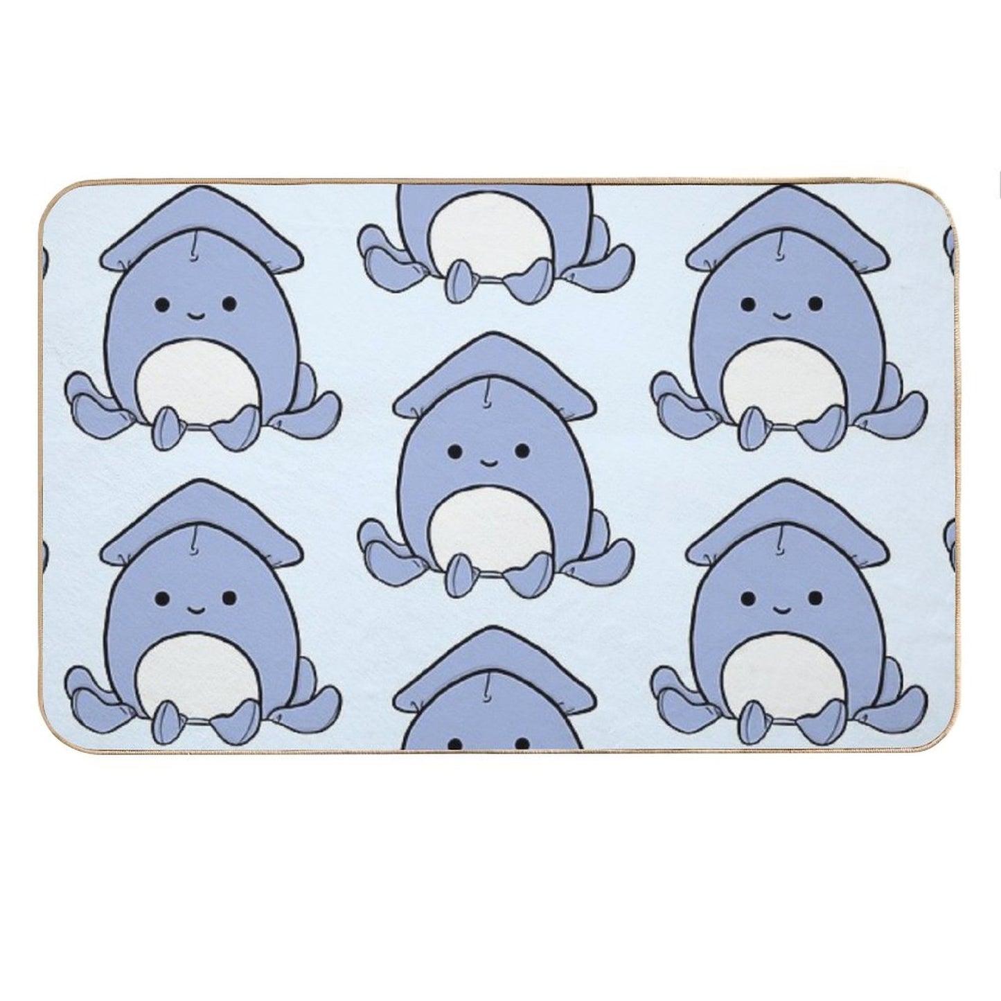 Squish Squid Bath Mat