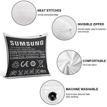 Forbidden Pillow Soft Reinforced Edging Throw Pillow