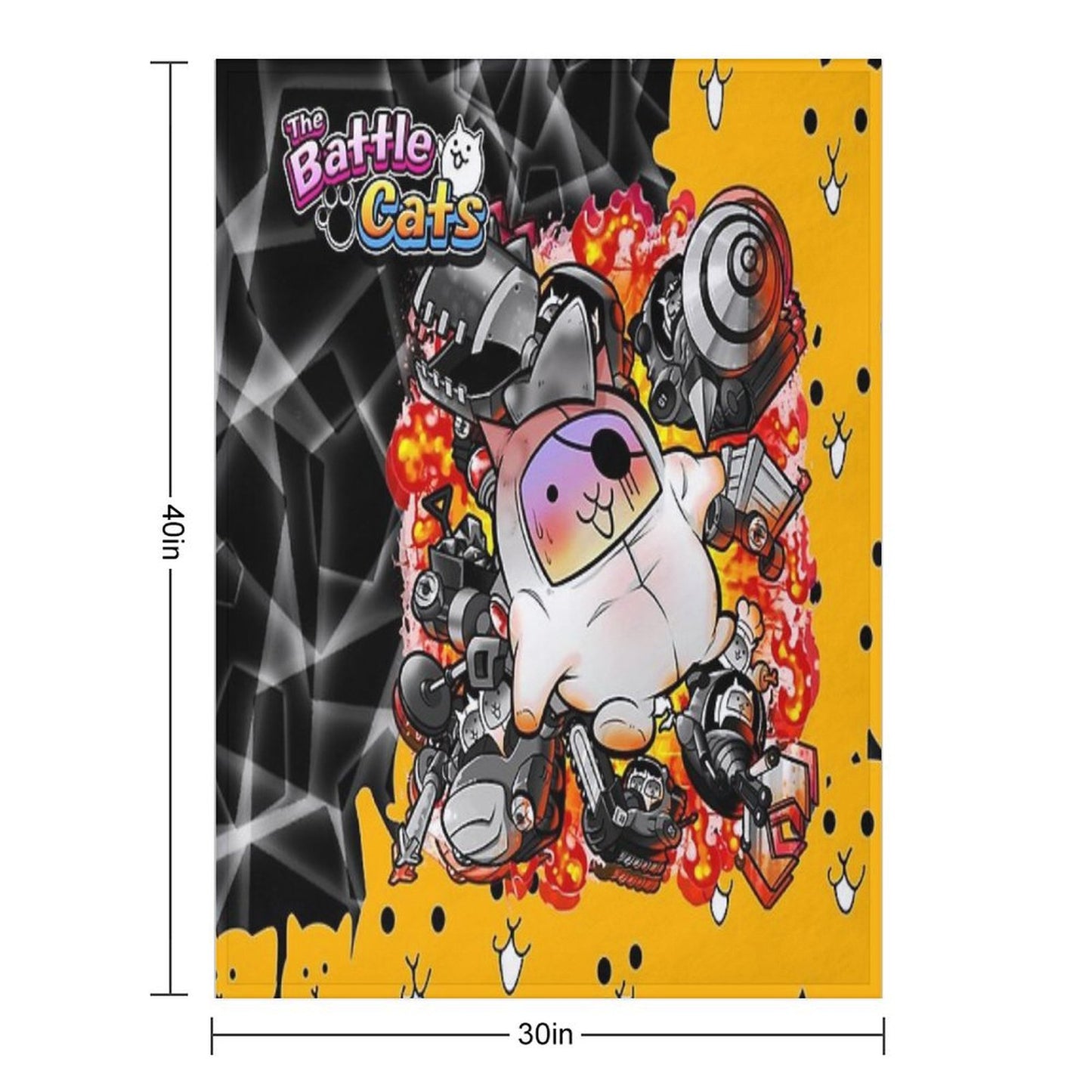 Battle Cats - Subterra Guardians Throw Blanket