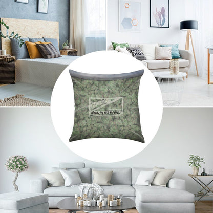 The Big Bag of Weed Pillow Linen Throw Pillow Cover