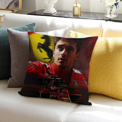 Charles Leclerc F1 2022 Soft Gift Ready Throw Pillow