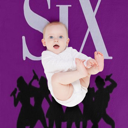Six The Musical Playbill Throw Blanket