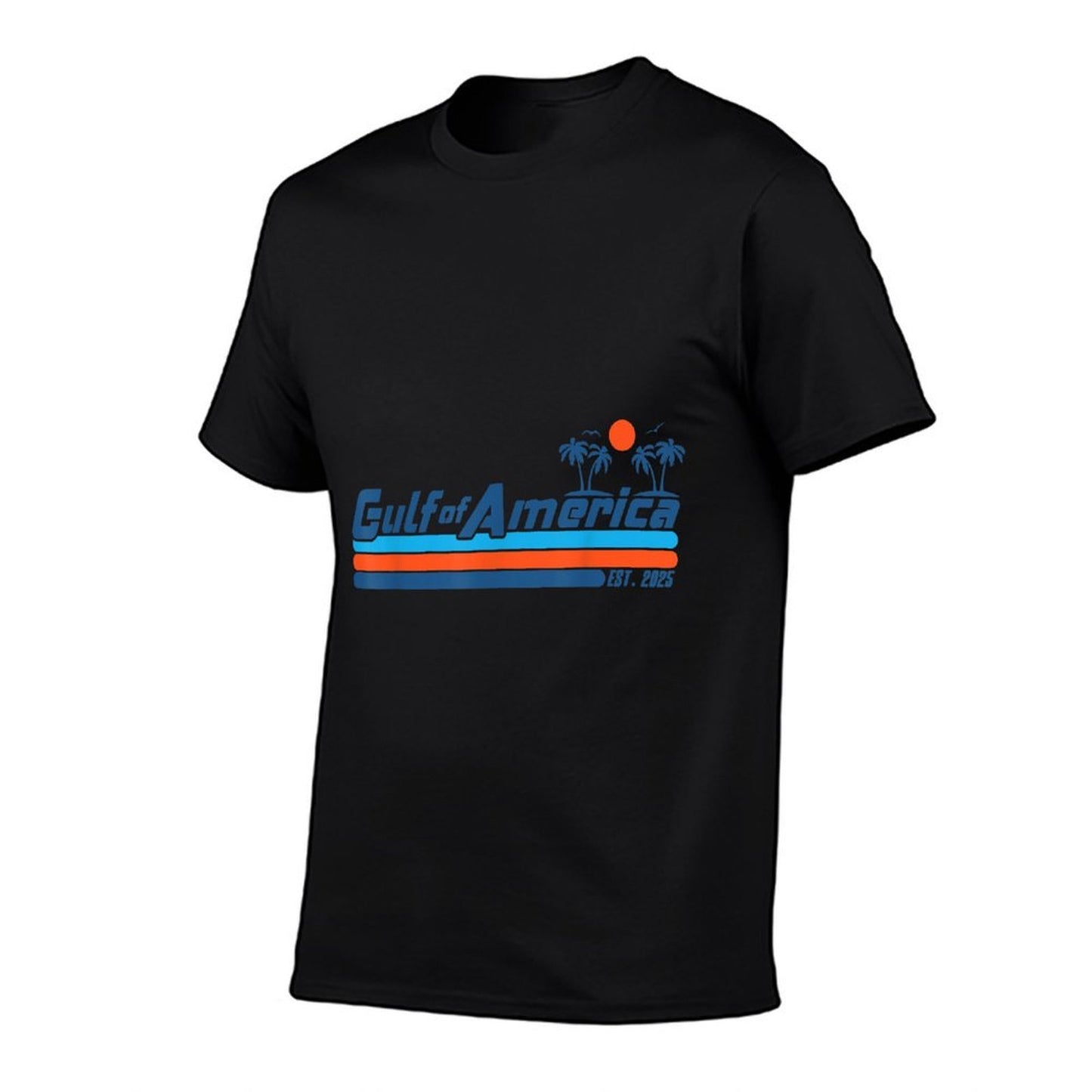 Gulf of USA America Est 2025 Retro Vintage Beach Mens Women  High-quality Stitching T-Shirt