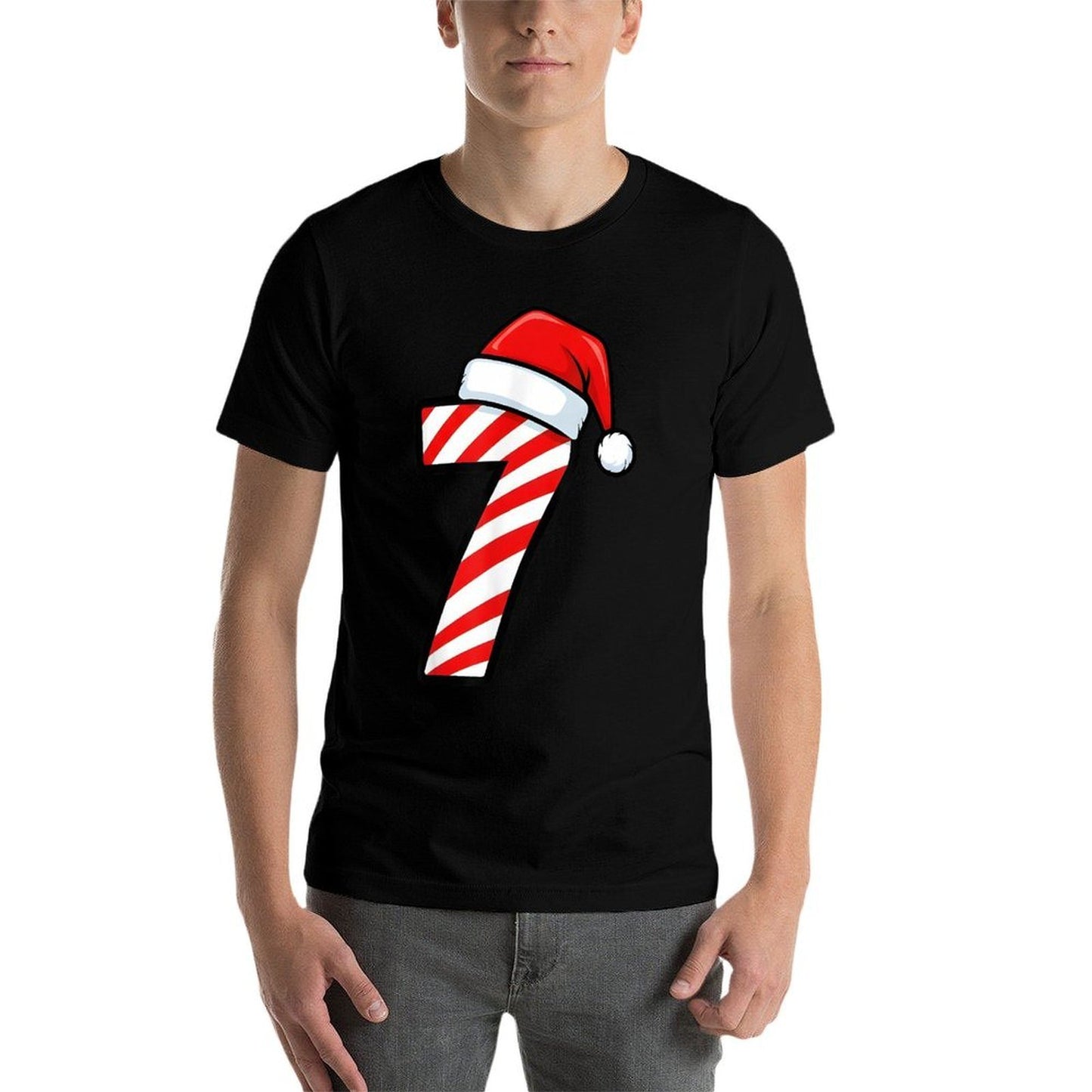Funny 67 Christmas Pajamas Six Seven Meme Brainrot  Oversized Silhouette T-Shirt