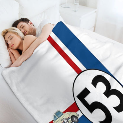 Herbie Fully Loaded Fan Art Throw Blanket
