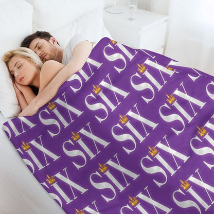 Six The Musical Logo Throw Blanket