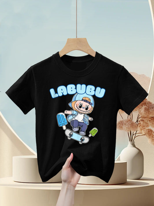 Labubu Lover Cute Labubu The Monsters Men Women Boy Girl Kids T-Shirt