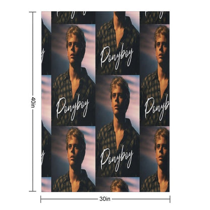 Ponyboy The Outsiders Movie Throw Blanket