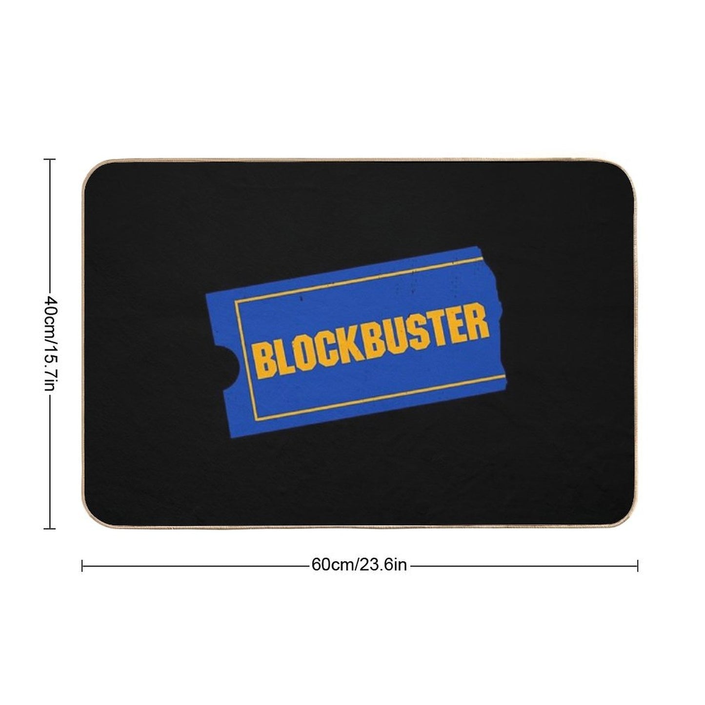 Blockbuster Video Logo Bath Mat
