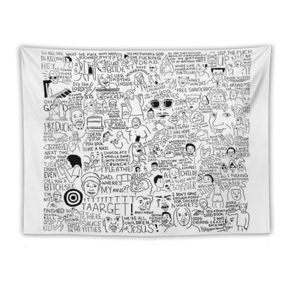 An Ultimate Vine Compilation But Instead of A Video Its Just Terribly Drawn Tapestry