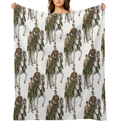 Saint Martin And The Beggar (16001614) by Greek 16th Century And El Greco Throw Blanket