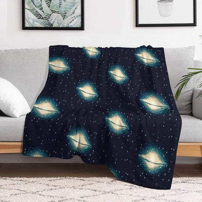 8bit Galaxy M104 Throw Blanket