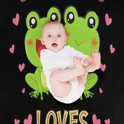 Just A Girl Who Loves Frogs Gift Throw Blanket