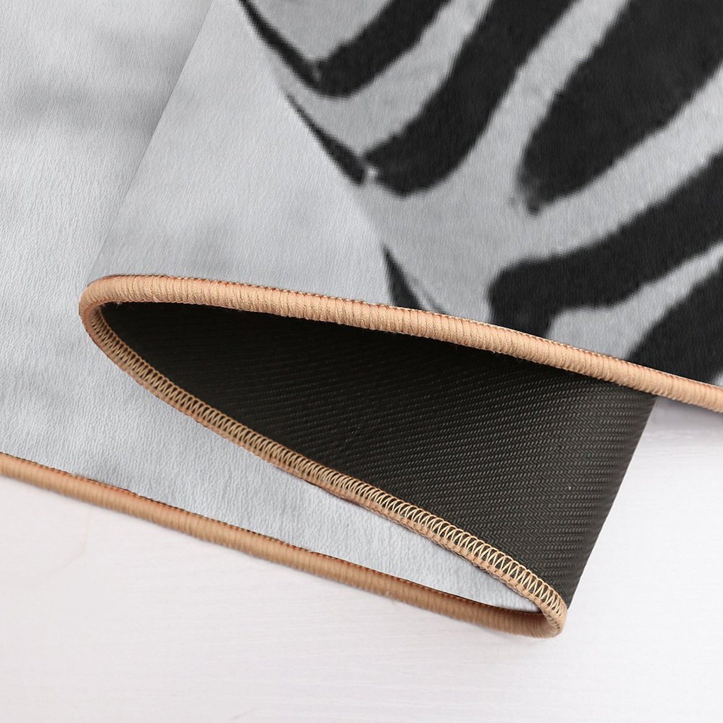 Zebra in Mono Bath Mat