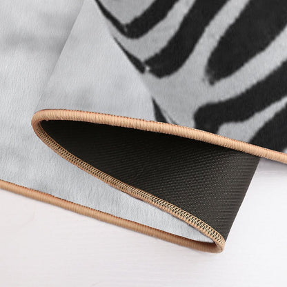 Zebra in Mono Bath Mat