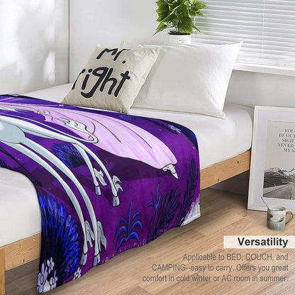 The Last Unicorn Lady Amalthea Throw Blanket