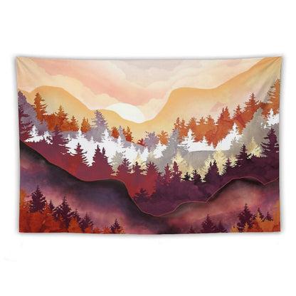 Amber Forest Tapestry