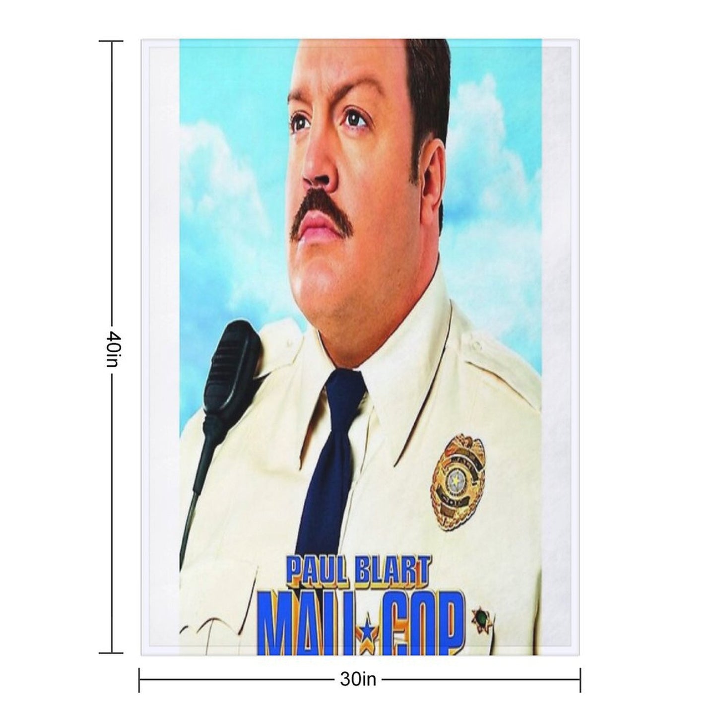 Paul Blart Mall Cop Throw Blanket
