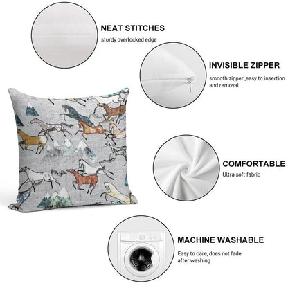 Mt Kosciuszko Brumbies Soft Easy Maintenance Throw Pillow