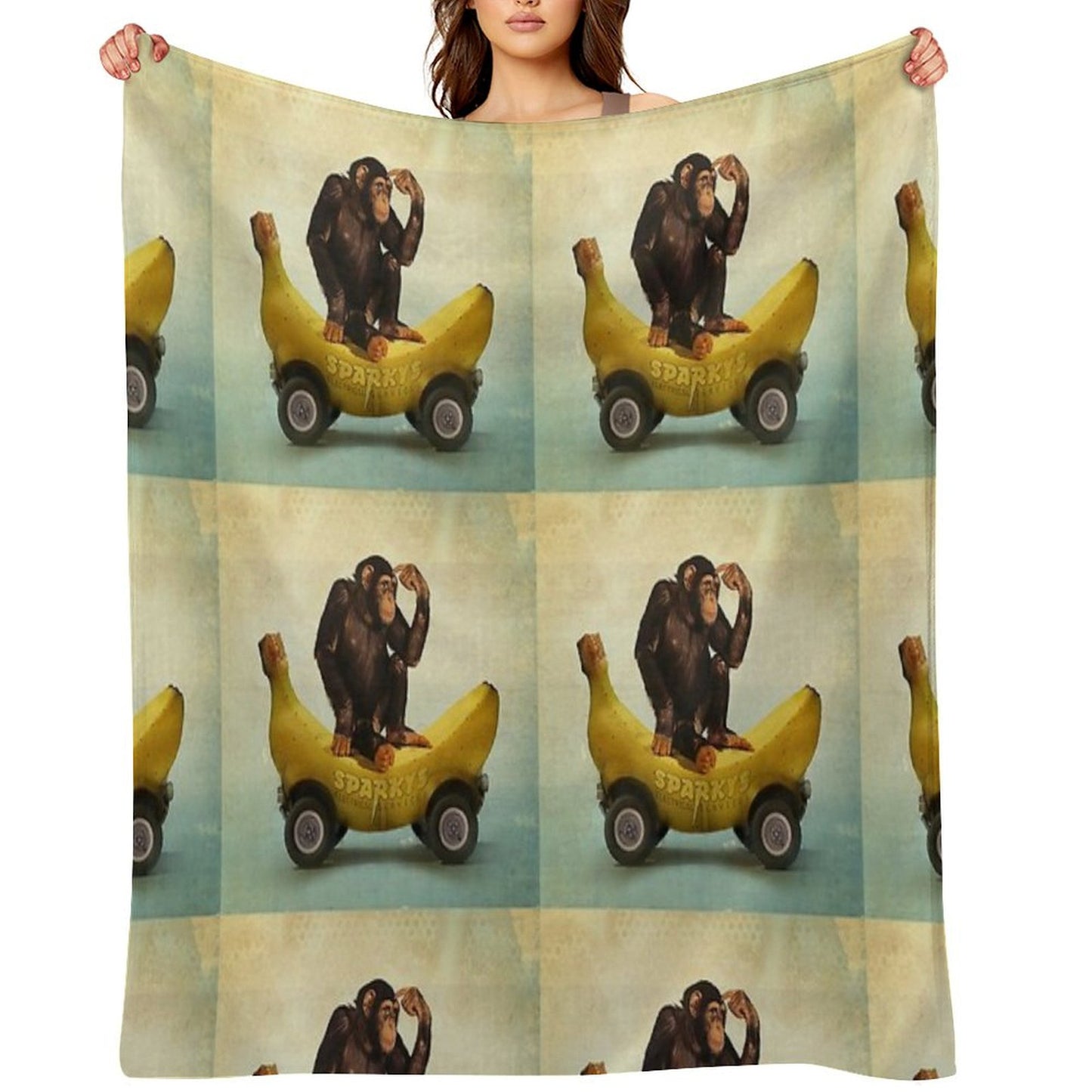 Sparky's Electrical Services Throw Blanket